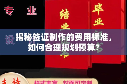 赤水揭秘签证制作的费用标准，如何合理规划预算？